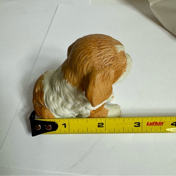 Vintage Homco porcelain dog figurine. Adorable pup (maybe beagle?) - Picture 9 of 9